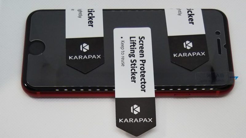 Anker KARAPAX GlassGuard iPhone 8/7 用 強化ガラス液晶保護フィルム