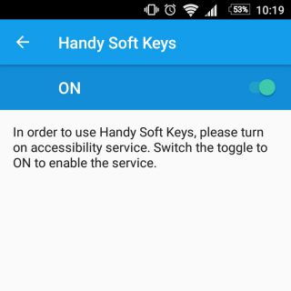 SO-02G→設定→Handy Soft Keys