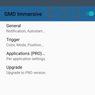 Xperia X Compact→GMD Full Screen Immersive Mode
