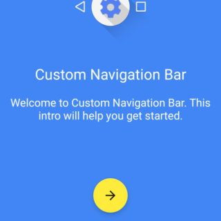 AQUOS sense→アプリ→Custom Navigation Bar